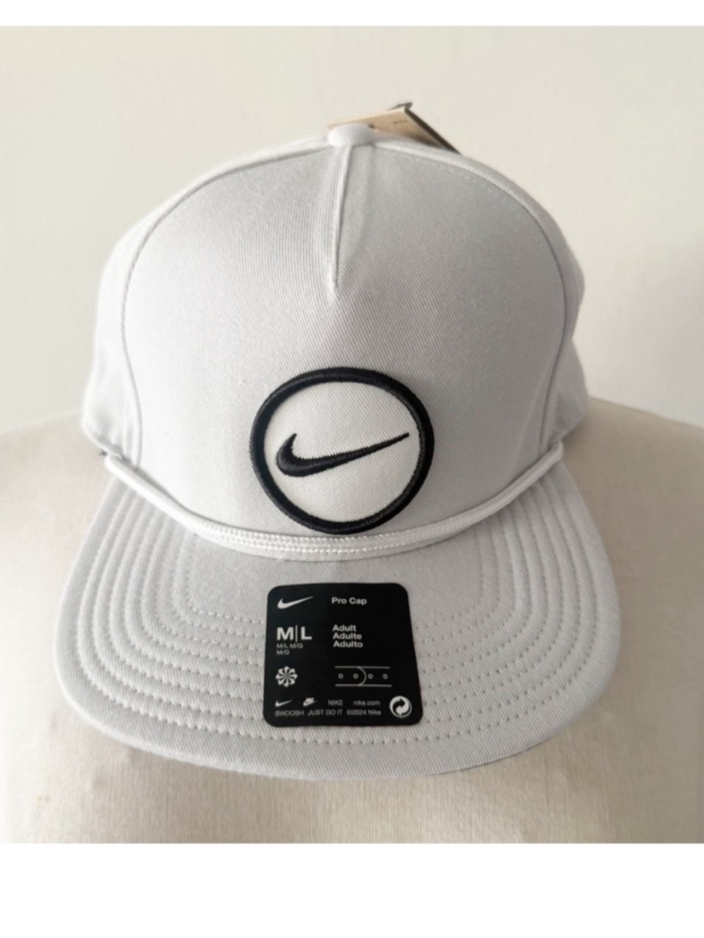 NEW Nike Golf Adult Pro Structured Dri-FIT Snapback Hat Men's Size Medium/Large